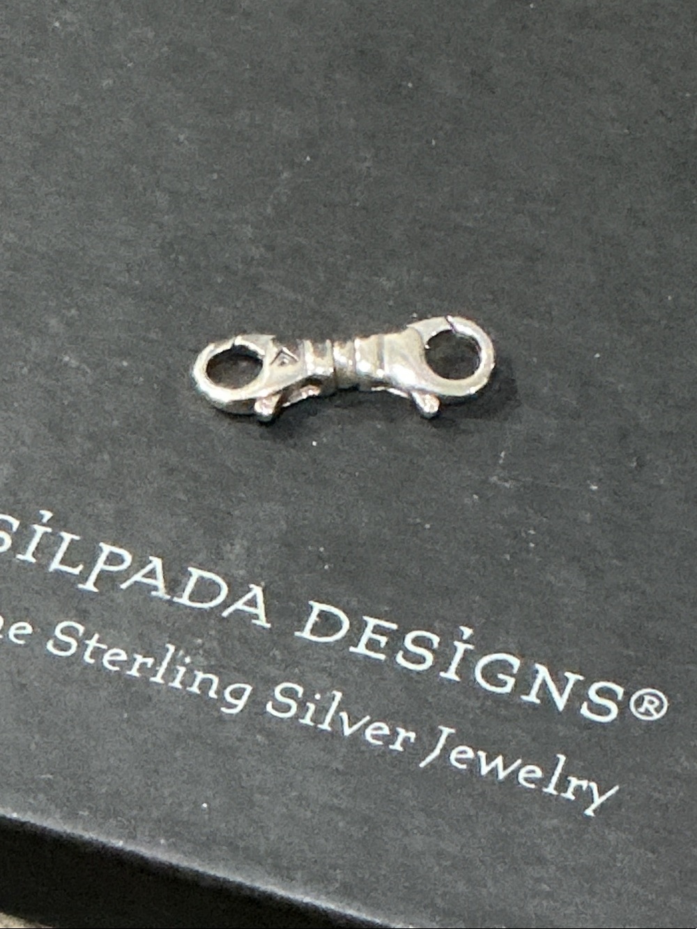 Silpada Sterling Silver Double Lobster Connector - Silver